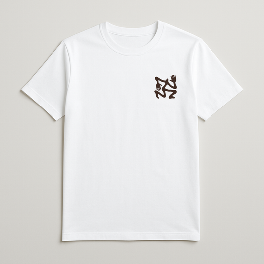 RUNNING HEADS OVERSIZED LOGO TEE