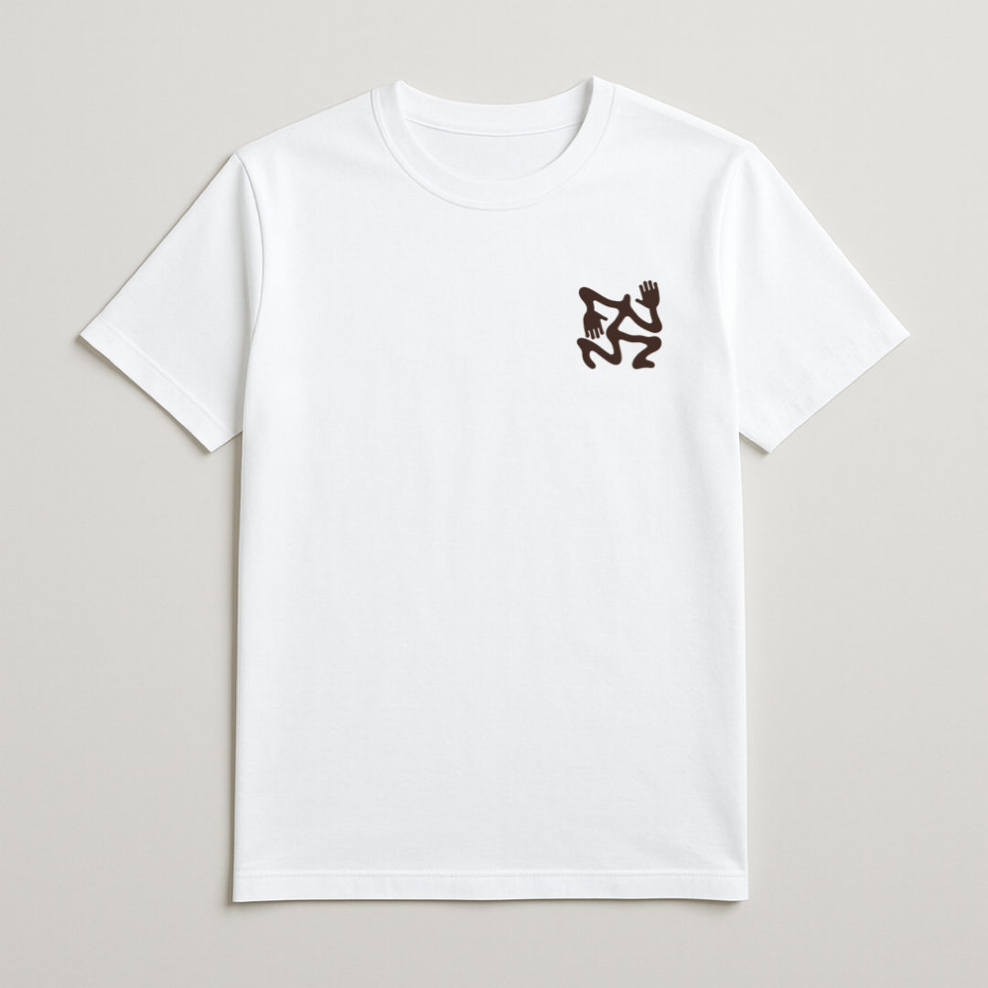 RUNNING HEADS OVERSIZED LOGO TEE