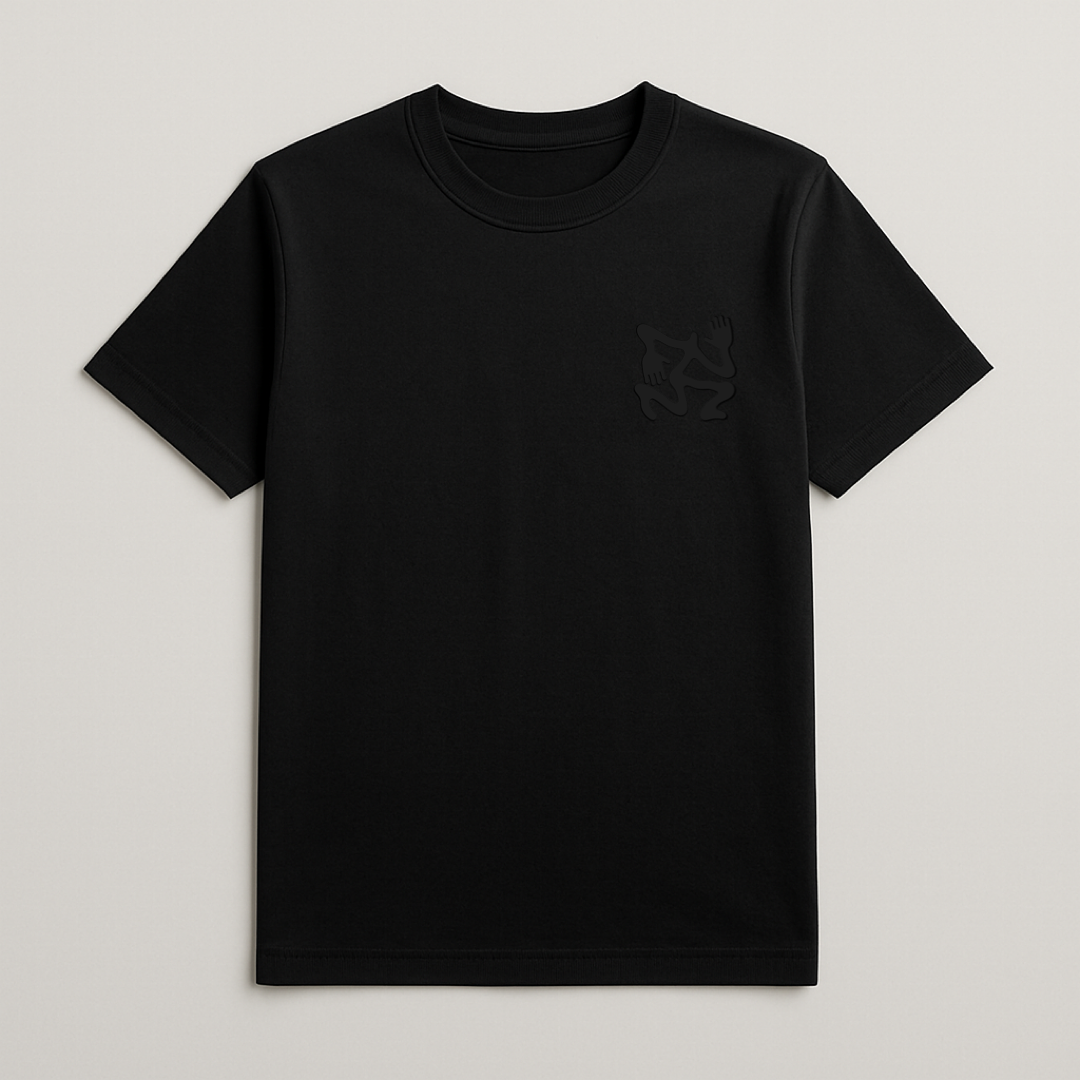 RUNNING HEADS OVERSIZED LOGO TEE